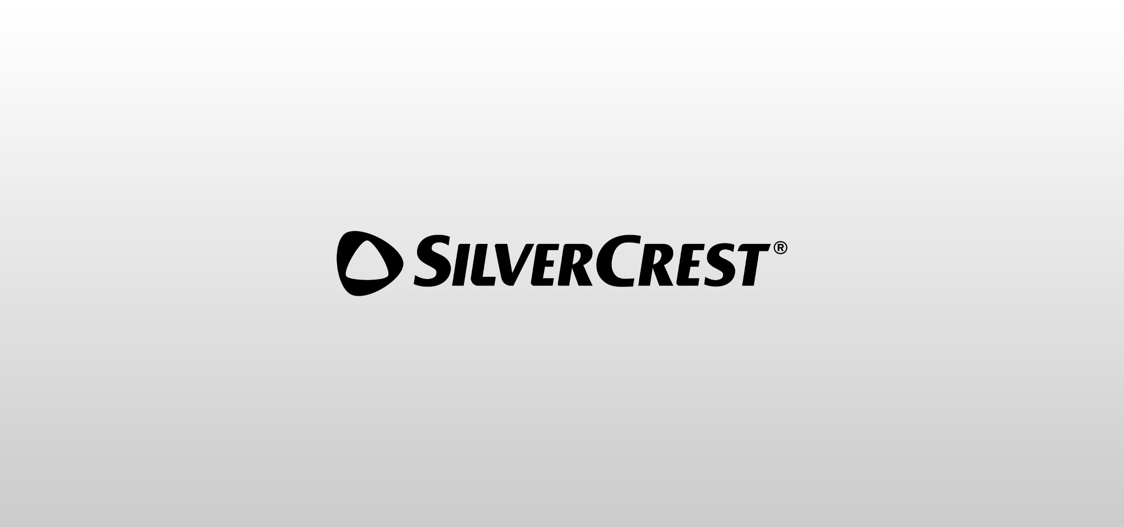SilverCrest logó világosszürke háttéren.